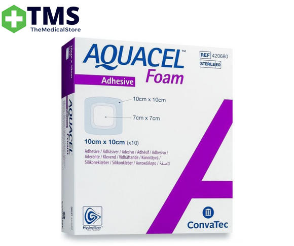 Aquacel Foam Adhesive Dressing 10cm X 10cm