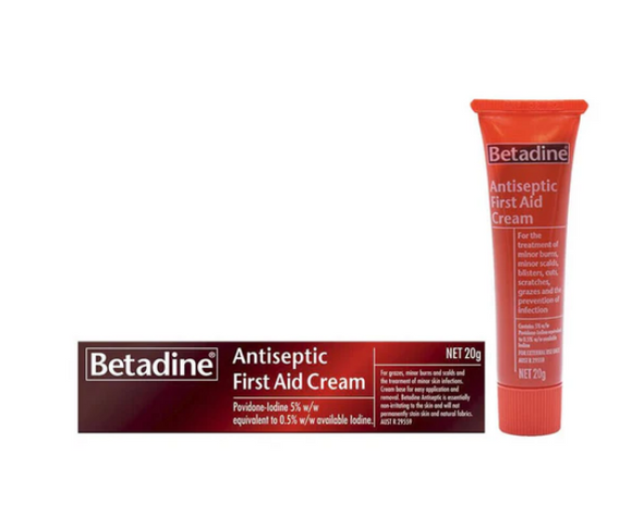 Betadine Antiseptic First Aid Cream 20g