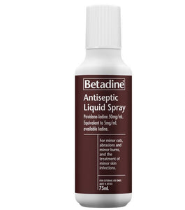 Betadine Antiseptic Liquid Spray 75mL